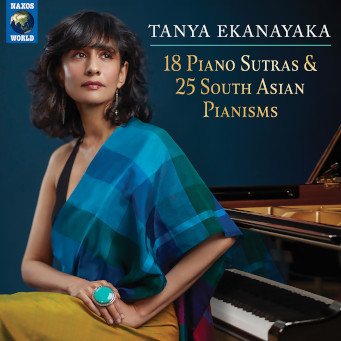 Tanya Ekanayaka - 18 Piano Sutras & 25 South Asian Pianisms CD Cover.